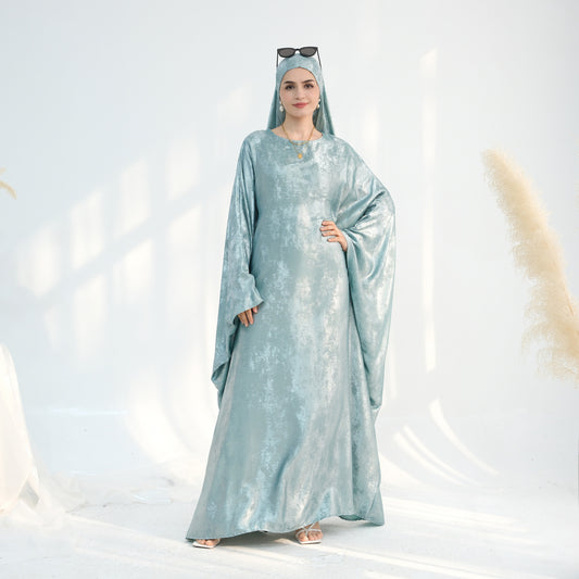 2025 e-commerce fashion stitching Dubai Turkish elegant dress abayaLR778